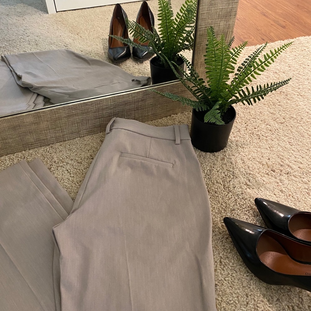 Express | Columnist Barely Boot Gray Slacks